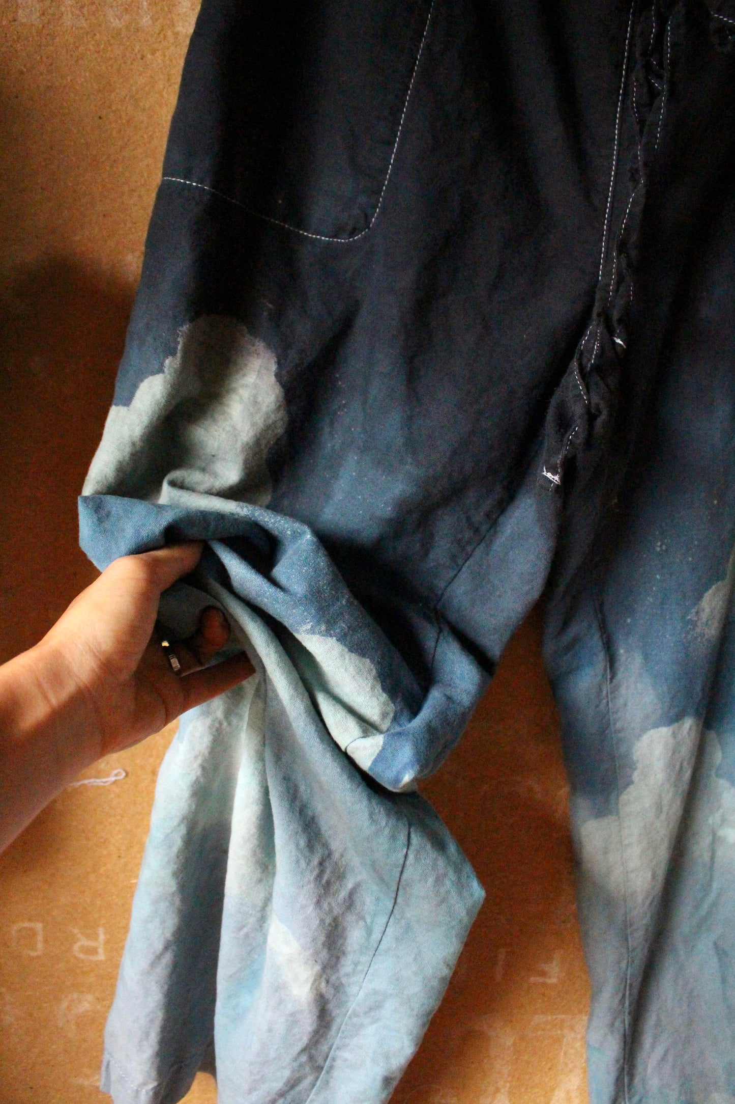 Size 14 - Cloud Pants - 55% linen, 45% cotton (stretchy waist)
