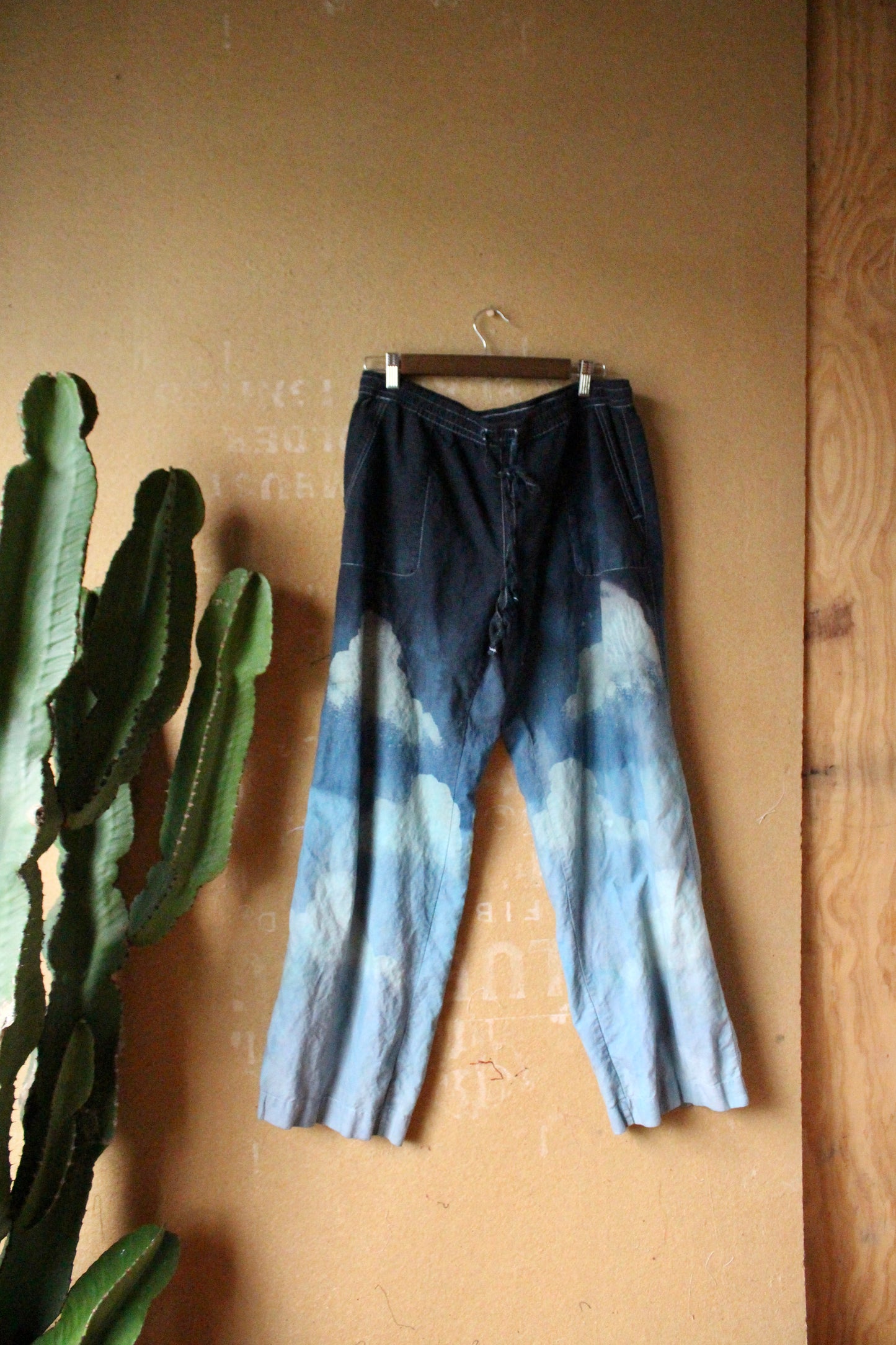 Size 14 - Cloud Pants - 55% linen, 45% cotton (stretchy waist)