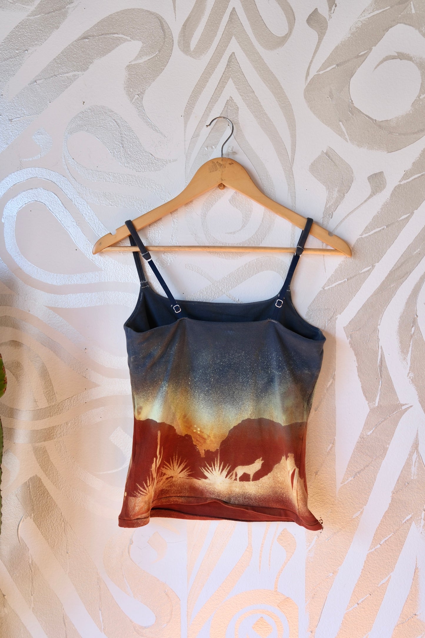 Large- Sedona Desert Hike 2- Cami Tank Top - 91% organic cotton and 9% elastane