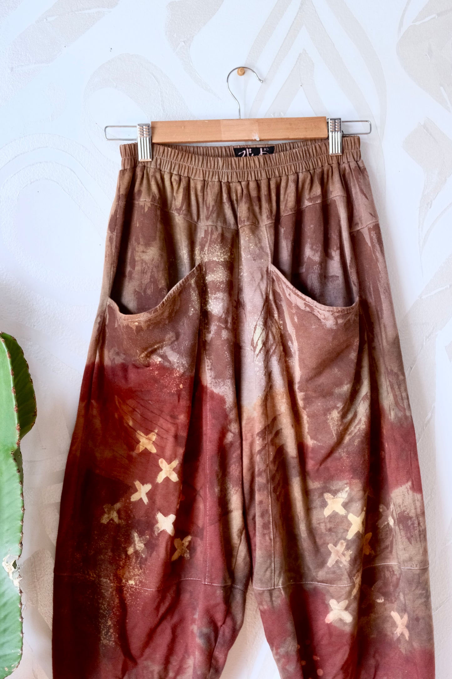 XS/S - OXIDATE Rascal Parachute Pants - Short (recommended for 5.3ft and under) - OOAK- 96% Cotton 4% Spandex- Super soft