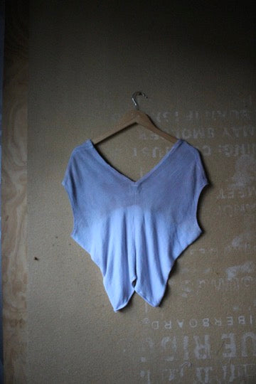 Iced lavender Henka Top - Fits XS/S Integration- 100%Cotton - Deadstock fabric- Regenera-zhinh