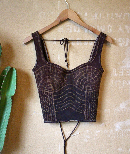 XS - Mahogany Secrets Continuum Corset Top - Full Length - Can crop if asked when checking out