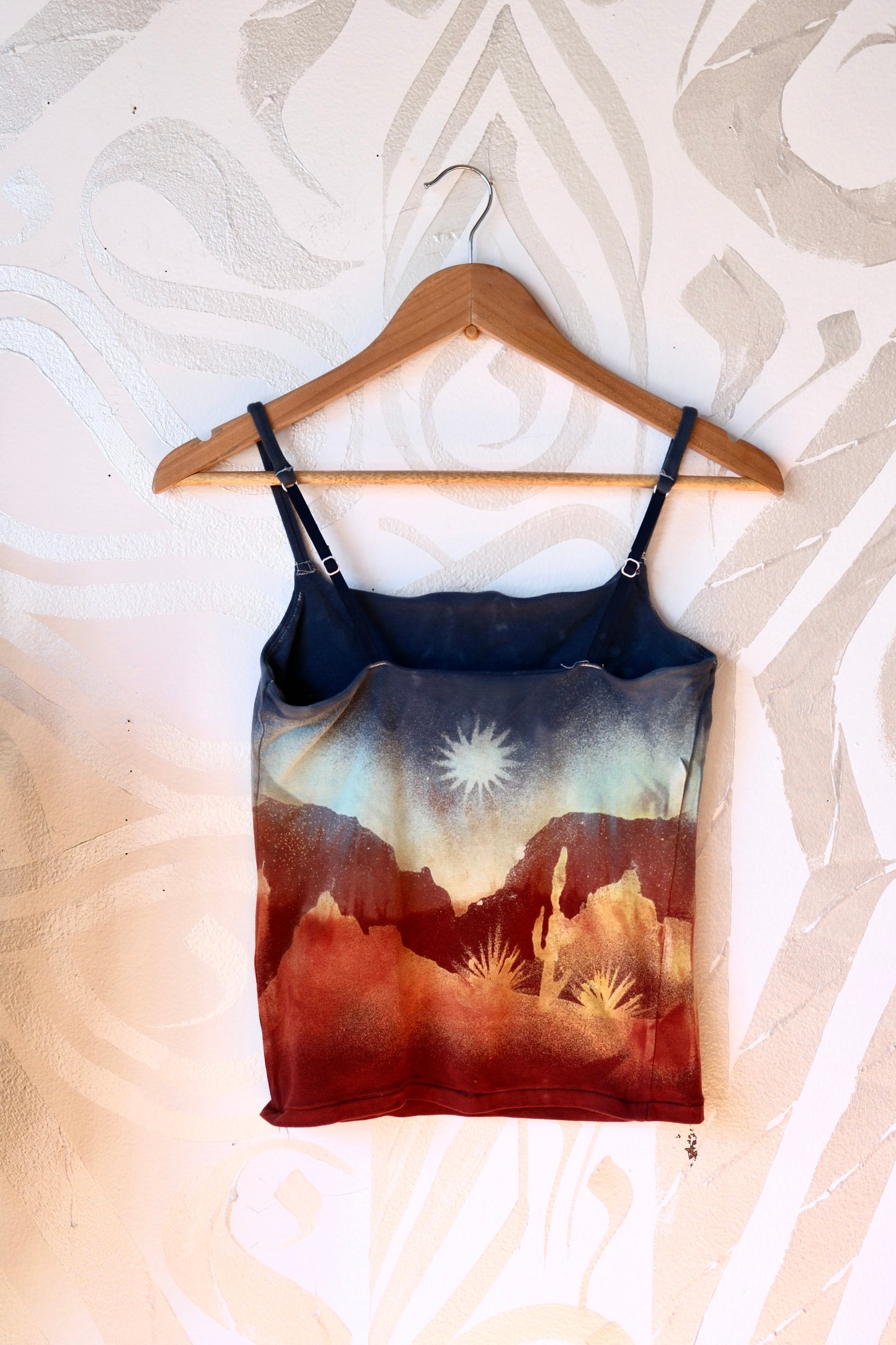 Medium- Sedona Desert Night Hike- Cami Tank Top - 91% organic cotton and 9% elastane
