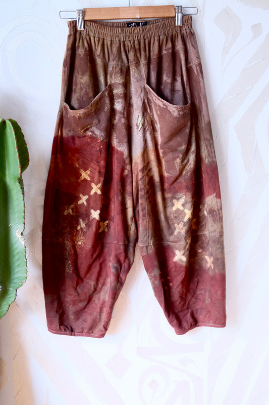 XS/S - OXIDATE Rascal Parachute Pants - Short (recommended for 5.3ft and under) - OOAK- 96% Cotton 4% Spandex- Super soft