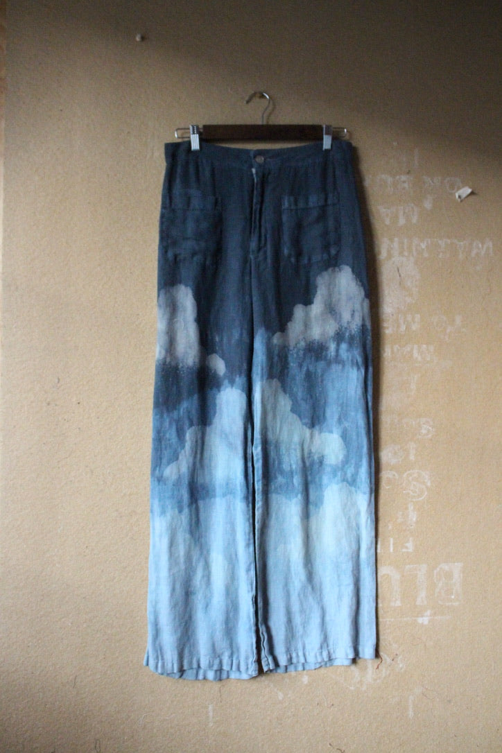 Size 4 - S/M Light weight Linen Pants - Measurements Below