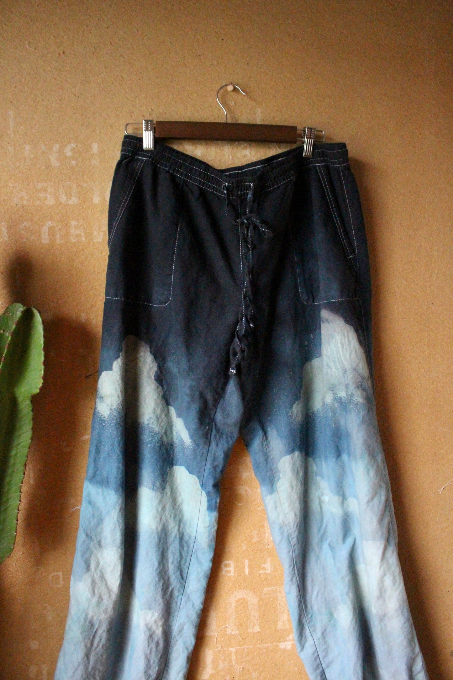 Size 14 - Cloud Pants - 55% linen, 45% cotton (stretchy waist)