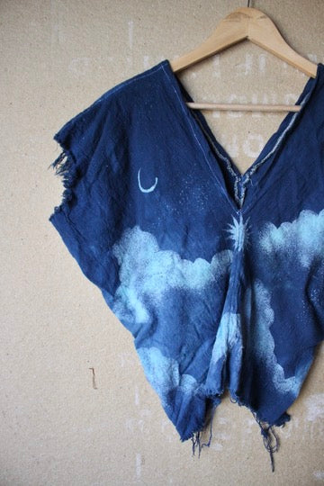 RTS Midnight Sky Henka Top  - Fits XS/S/M - Tie Back