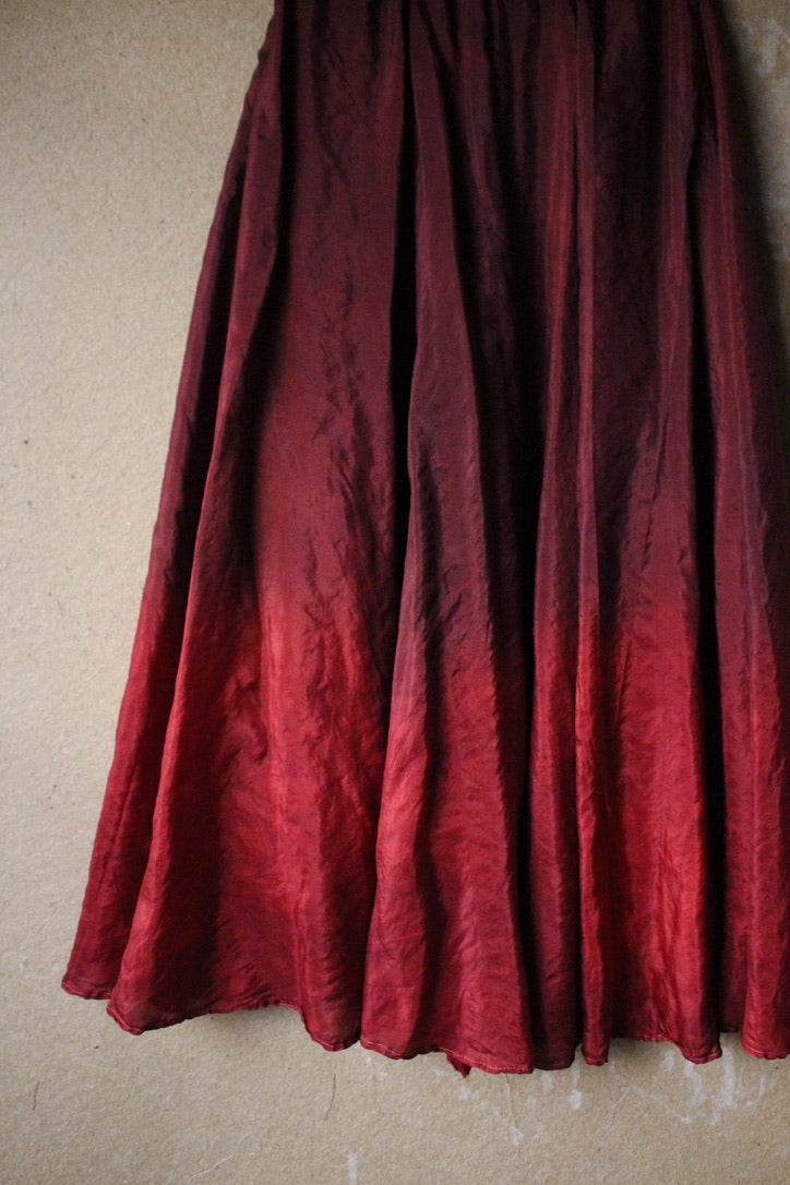 XS - Venus Silk Skirt - 100% Ahisma Peace silk - Lined skirt