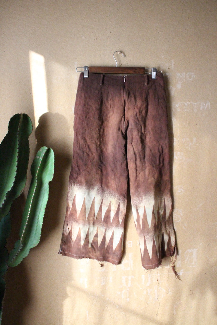 Small - Mountainous -100% Cotton Gauze Super Short -Back Zipper -  Recommended for A 5.3ft and shorter