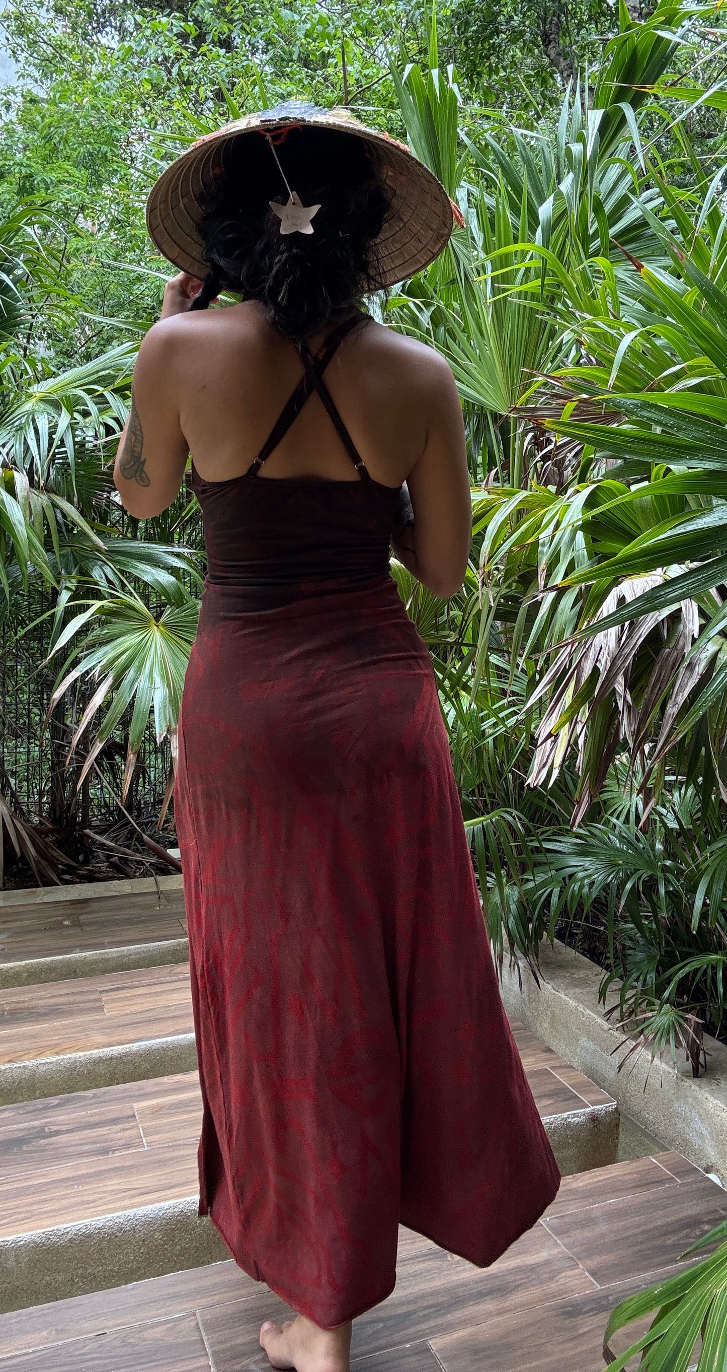 Charcoal Embers Slit Dress- Darkoski x Zhinh Collaboration Dress