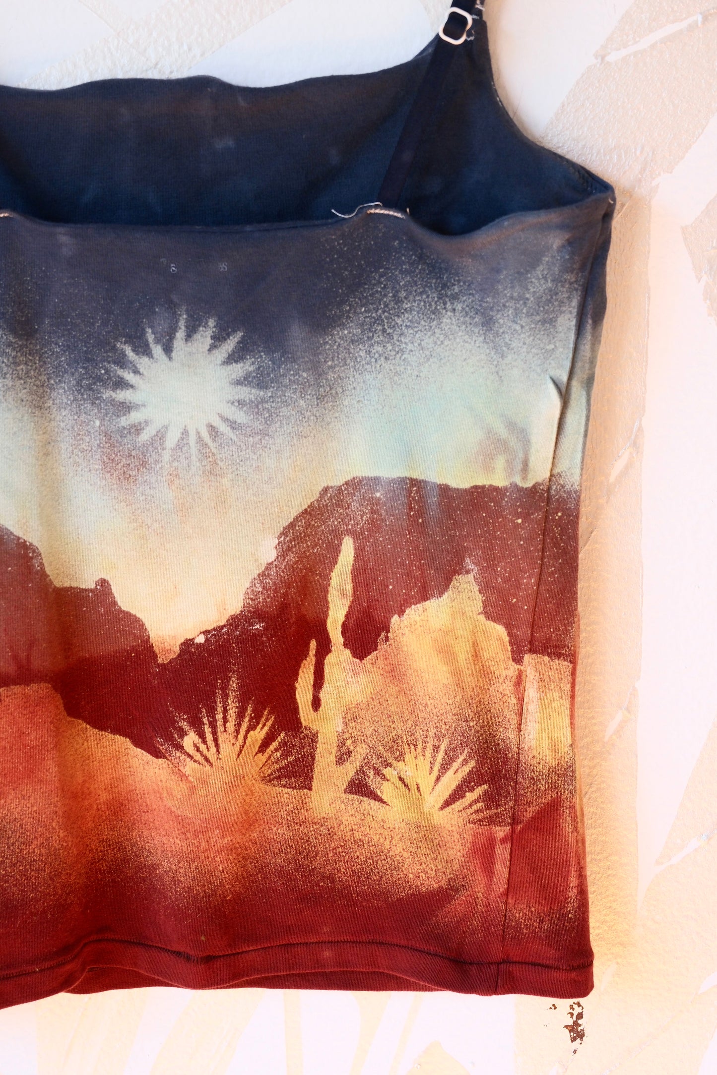 Medium- Sedona Desert Night Hike- Cami Tank Top - 91% organic cotton and 9% elastane