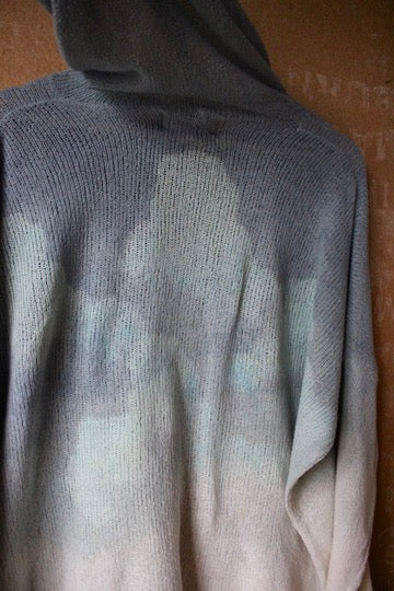 Small-Medium - Blue skies Hoodie sweater - - FLAX brand x Zhinh - 88% Cotton 12% nylon