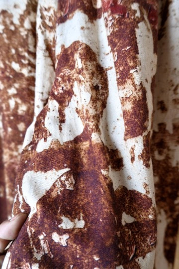 Rusty Hindi Sign - Parachute Pants -RTS- OXIDATION OF THE WORLD Collection - 100% Organic Rain fed Kala Cotton - Hand loomed