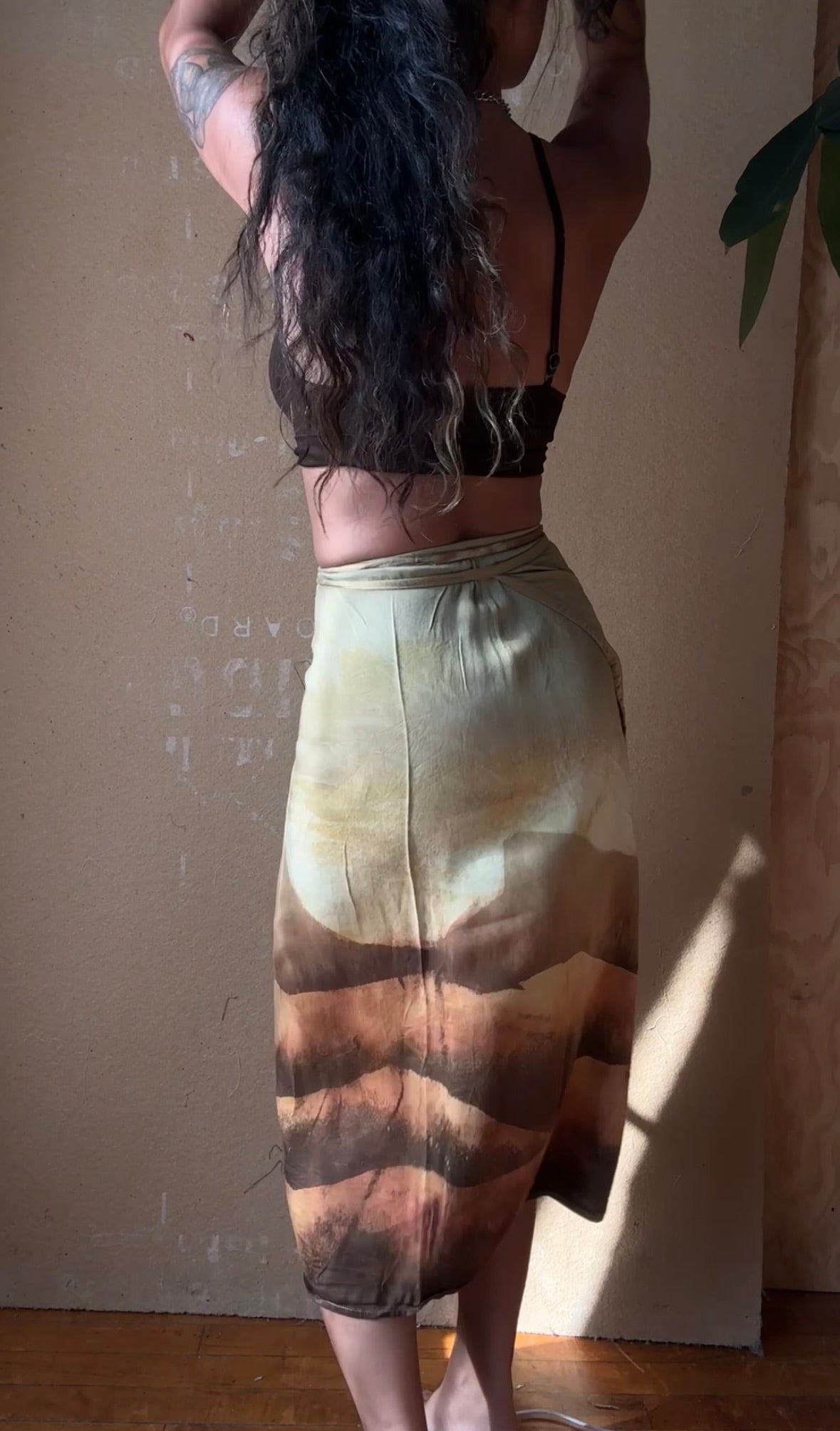 M/L- Lotus Wrap Skirt