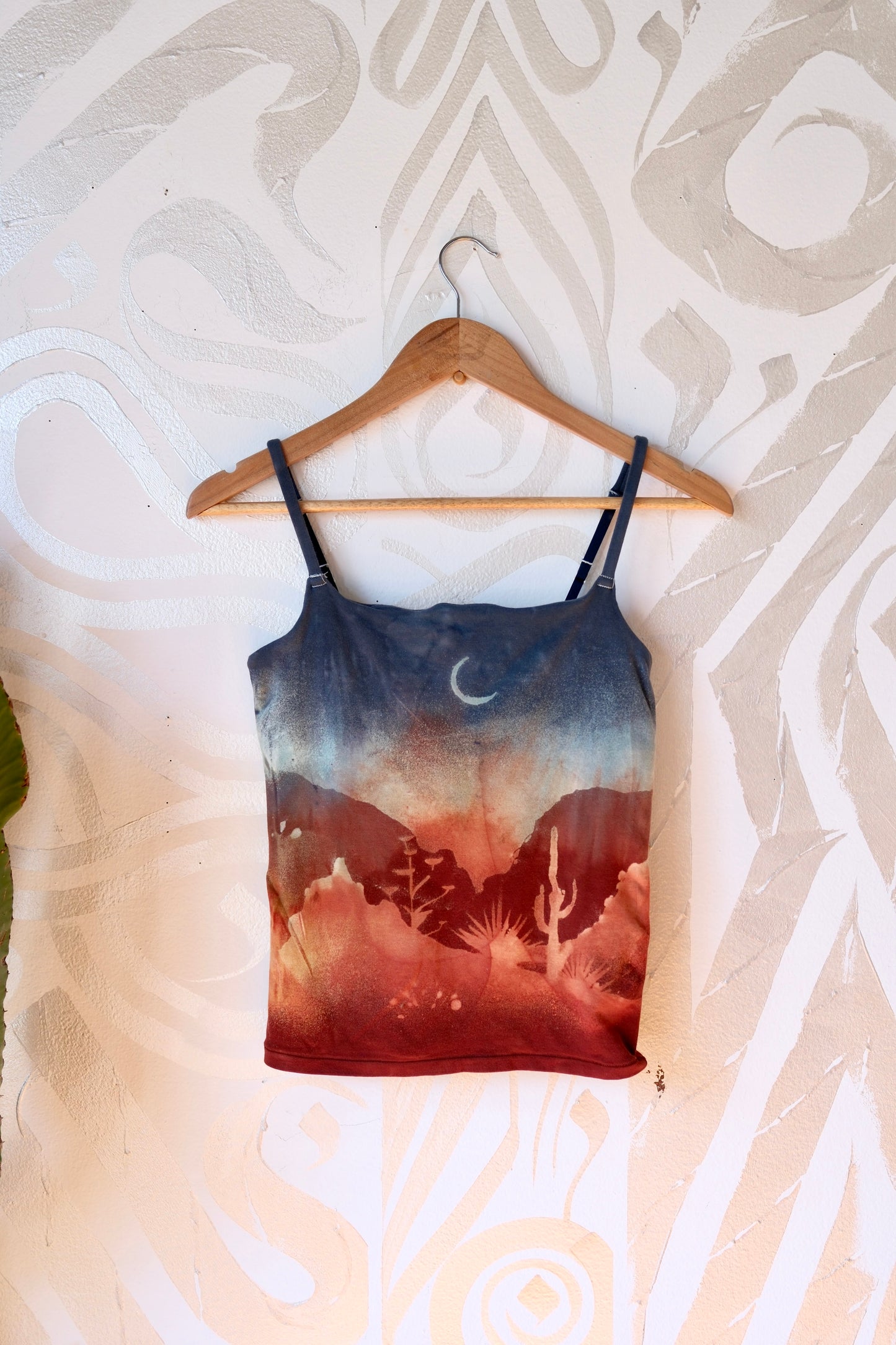 Medium- Sedona Desert Night Hike- Cami Tank Top - 91% organic cotton and 9% elastane