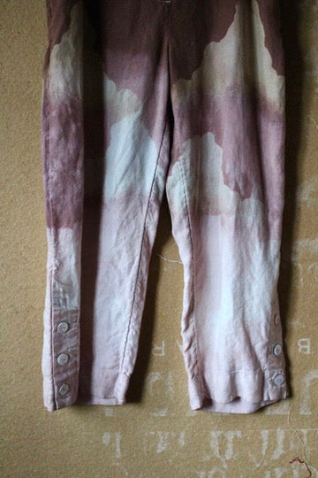Size 10- Large- Mauve SKies PANTS 3 - 100% linen