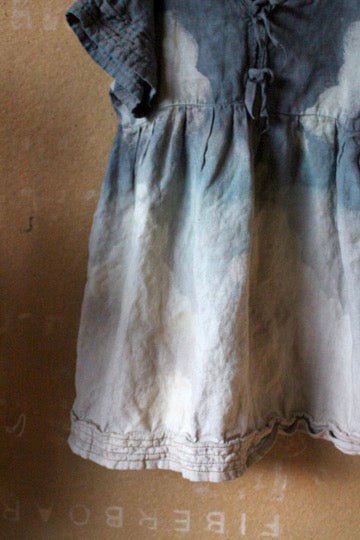 SIZE 5 - Childrens Dress - Blue Cloudy Skies