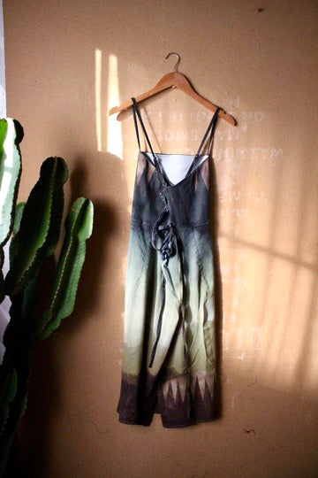 Large- Mountain Dress  - Stretchy Linen/Rayon - This dress is insanely comfy - a linen fabric that is stretchy and maintains the linen like texture...