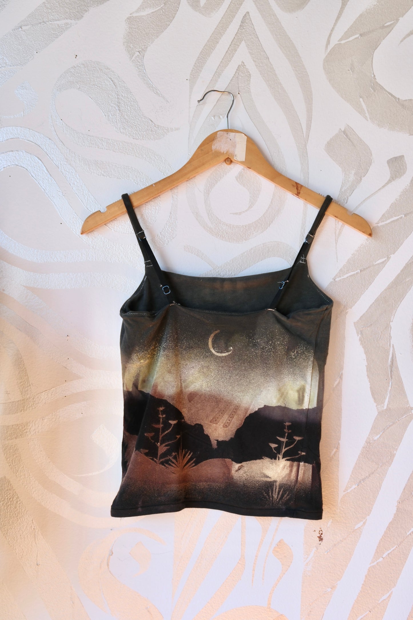 Medium - Stormy Night-  Cami Tank Top - 91% organic cotton and 9% elastane