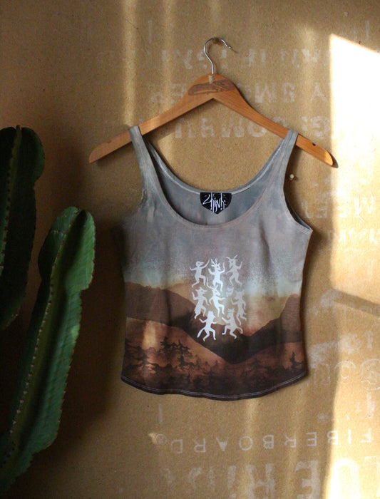 Small- Celebration Of life -Soothe Landscape Tank - Lightweight - 66 % bamboo/Cotton /4% Spdx