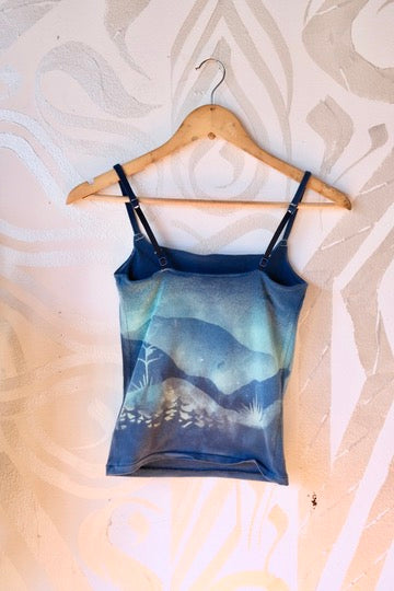 Small-  Goodnight Moon- Cami Tank Top - 91% organic cotton and 9% elastane