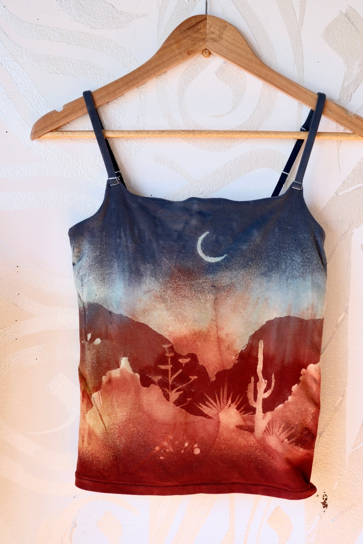 Medium- Sedona Desert Night Hike- Cami Tank Top - 91% organic cotton and 9% elastane