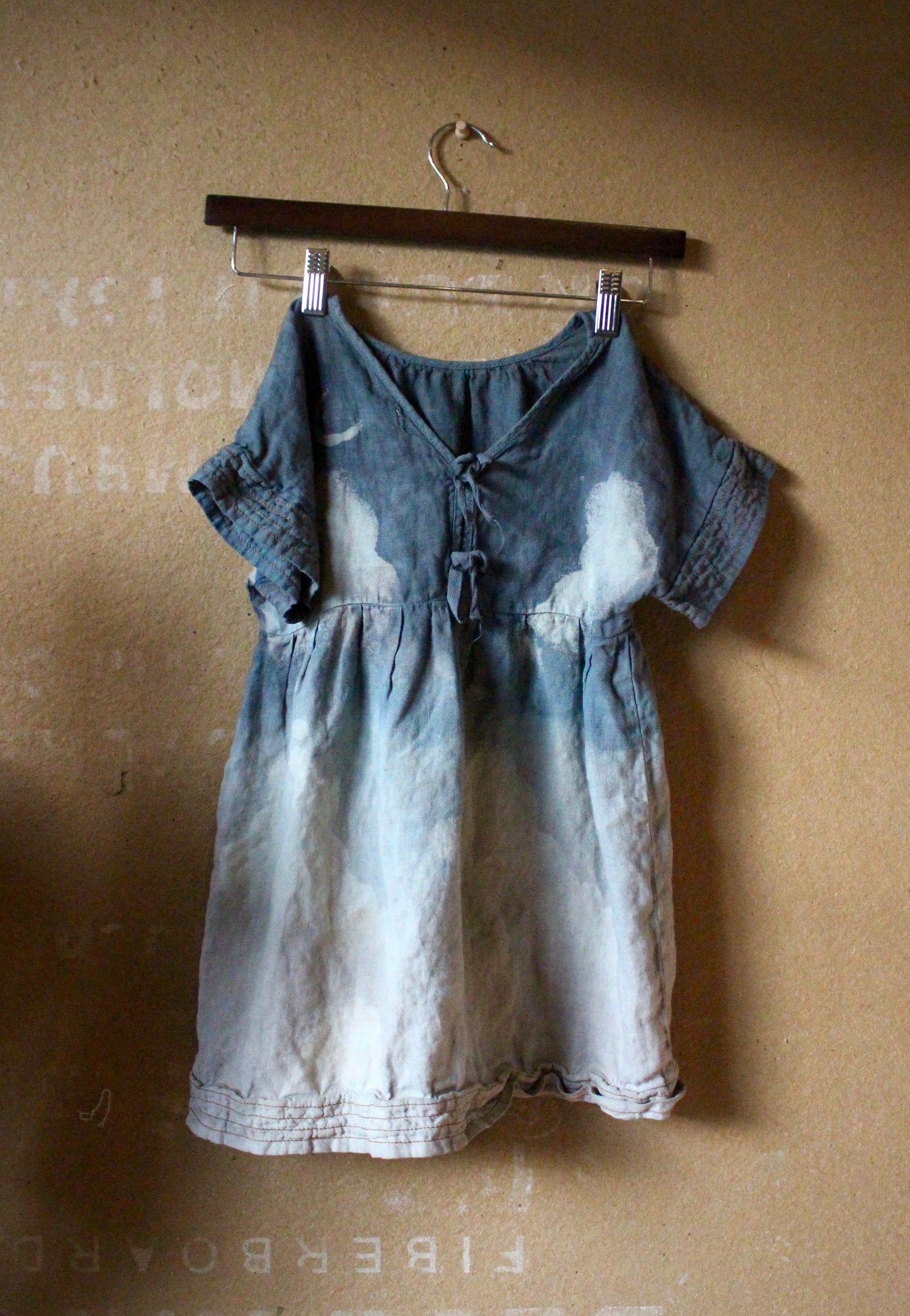 SIZE 5 - Childrens Dress - Blue Cloudy Skies