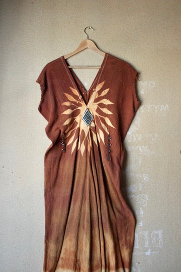 RTS - MAXI Long Solar Sun Dress Henka Dress 3 -Fits S/M/L/XL -Maxi- Tie back Rope