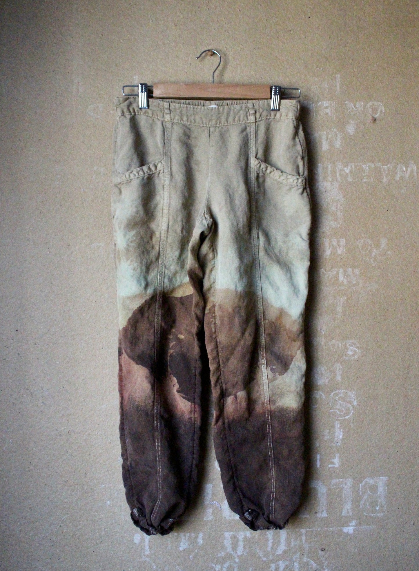 Small - OOAK Sandy Desert Pants - 100% Cotton