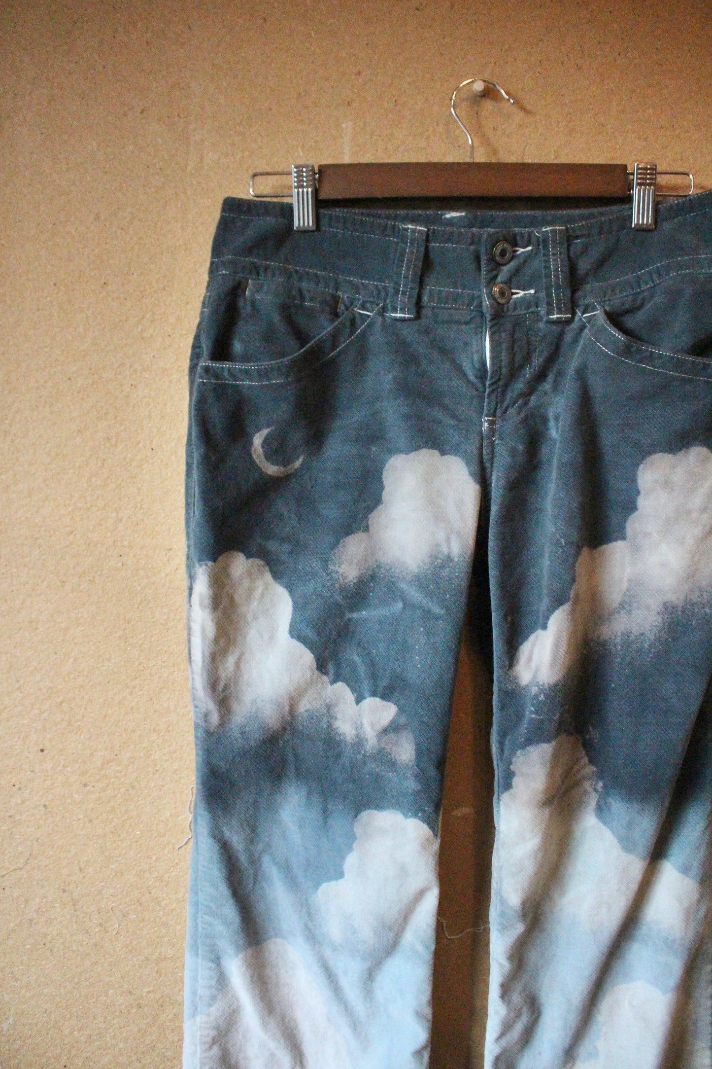 Small - Size 2 - Cloud Pants - Soft Velvety Cordurouy - 98 %cotton, 2 % spandex