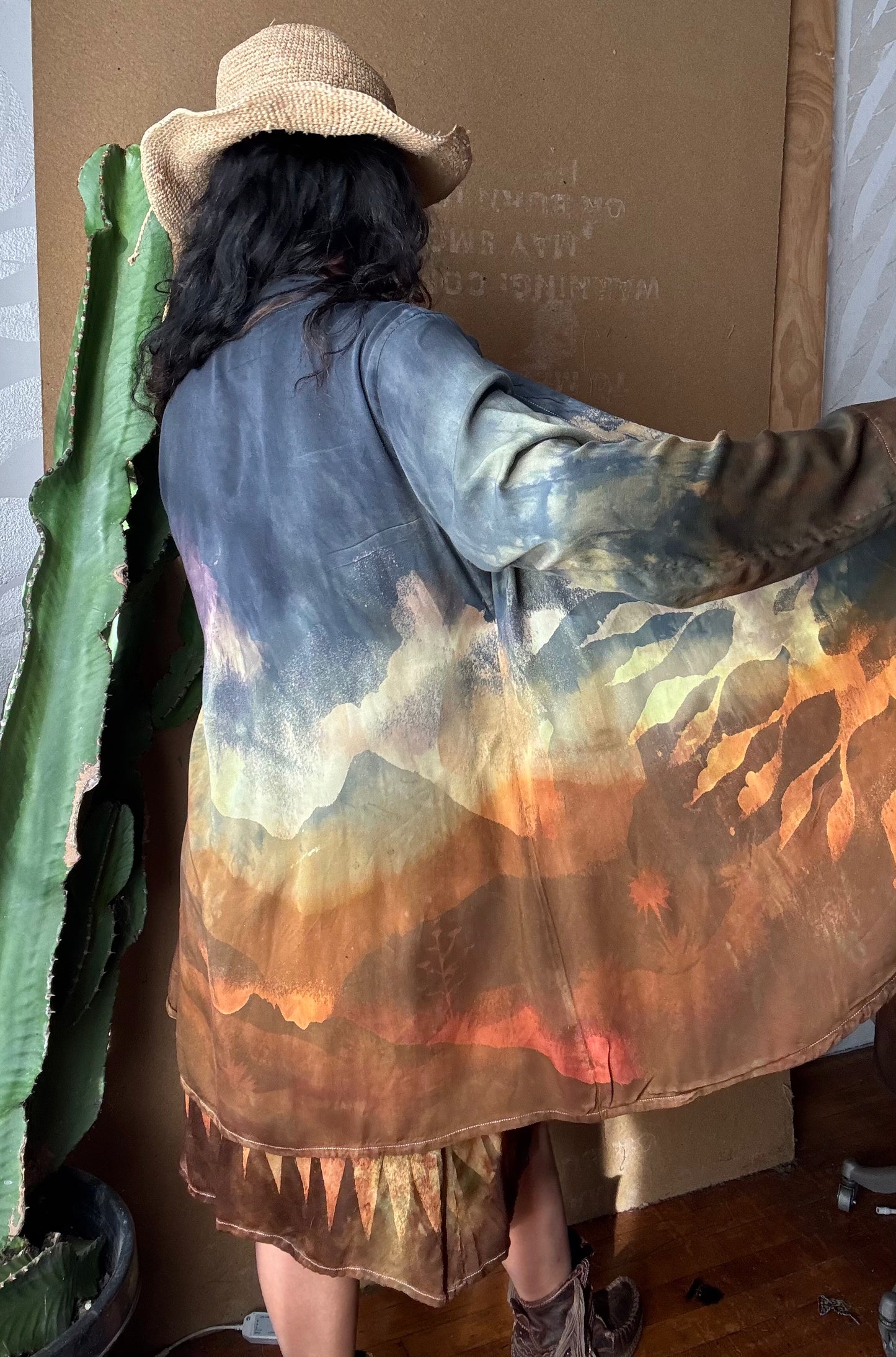 S/M - Grand Risings Wrap Top - Lotus agricultural waste silk- vegan silk - Milky soft- fluid - medium weight