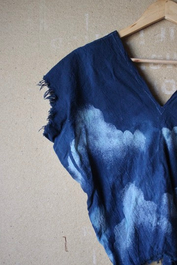 RTS Midnight Sky Henka Top  - Fits XS/S/M - Tie Back