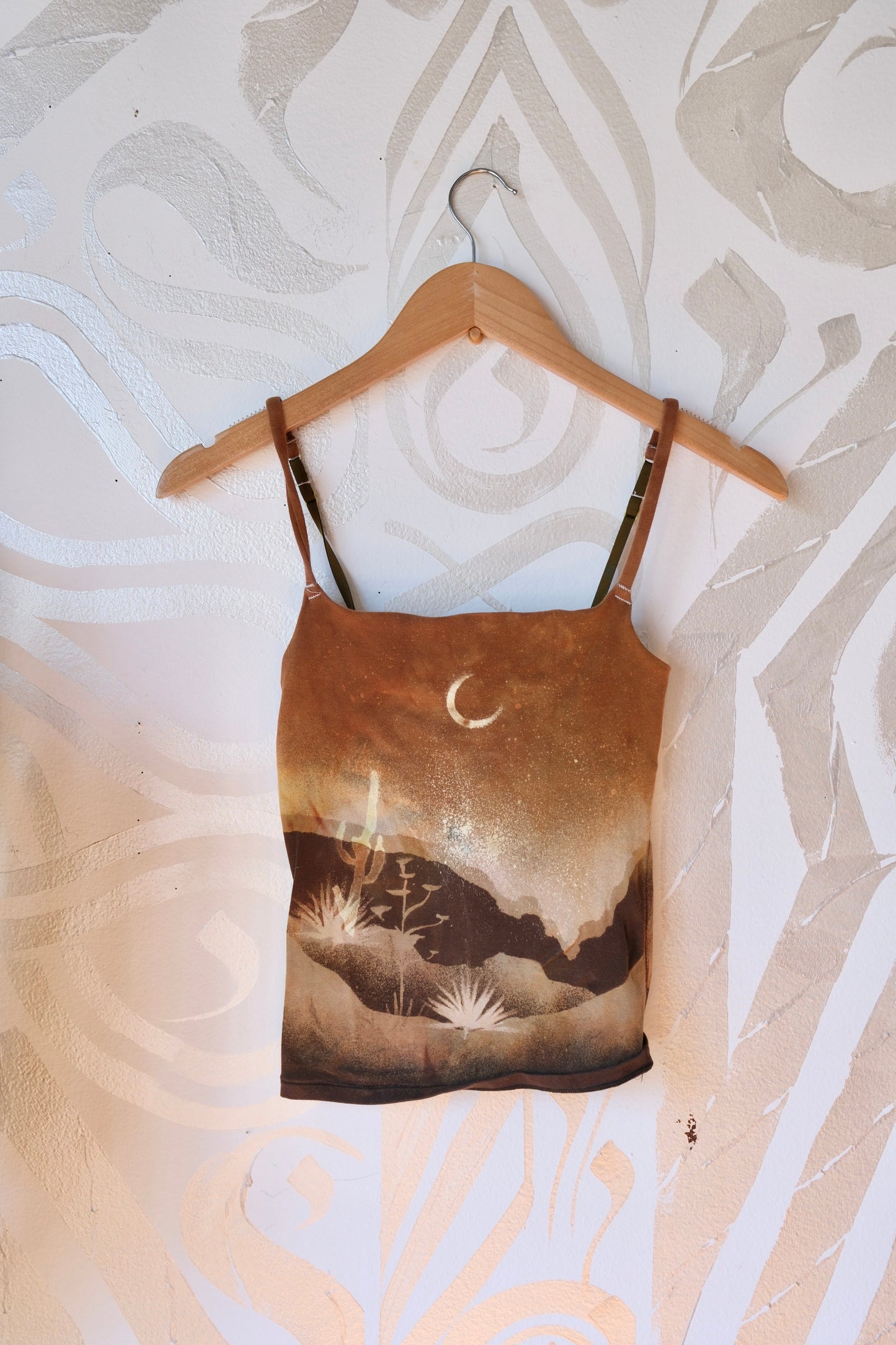 Small - Earth Soil - Cami Tank Top - 91% organic cotton and 9% elastane