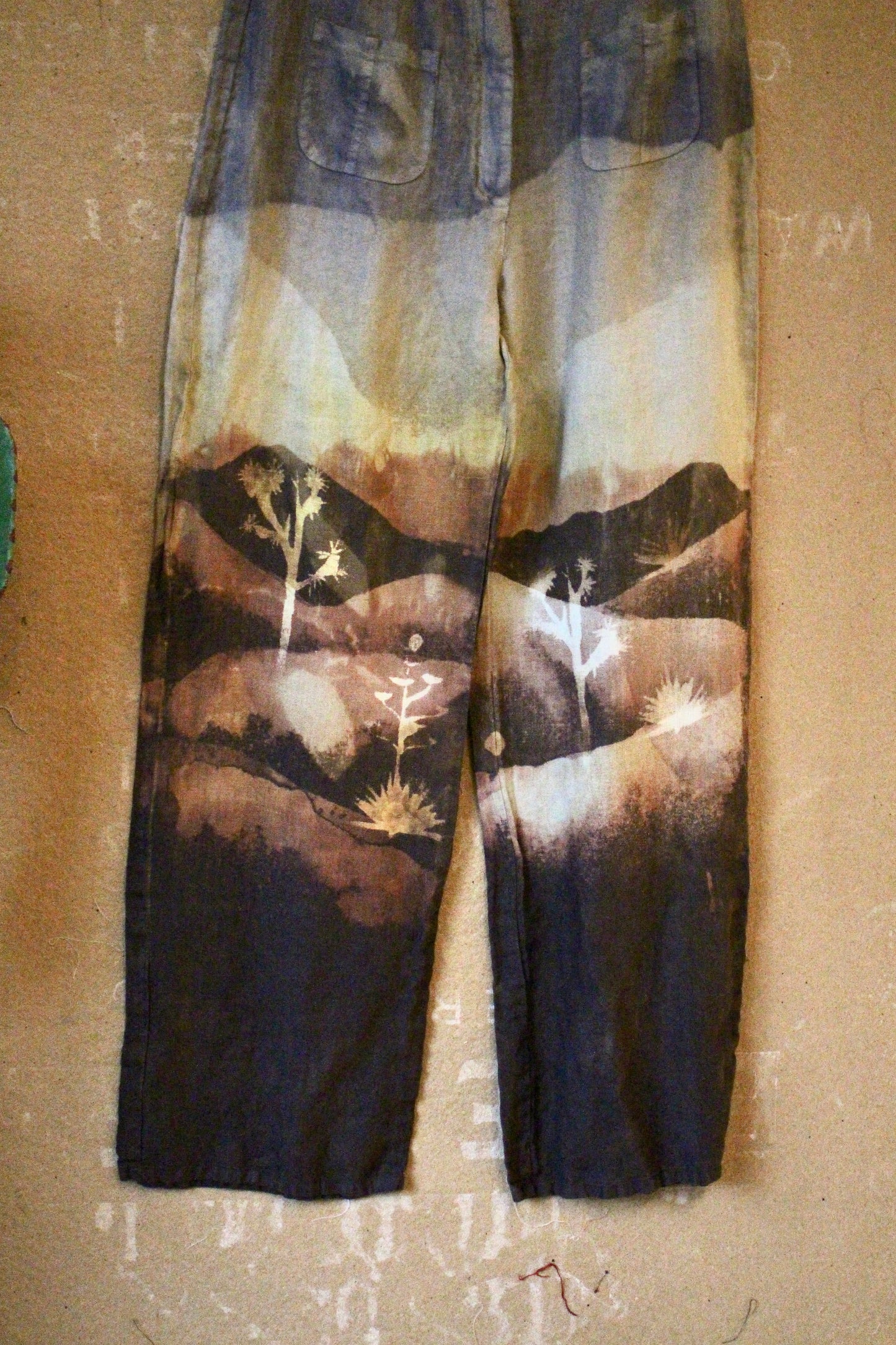Size 8 - Desert Soothe Joshua Tree  Pants- 100% Linen