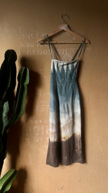 Small - Mountain Dress - Stretchy Linen/Rayon