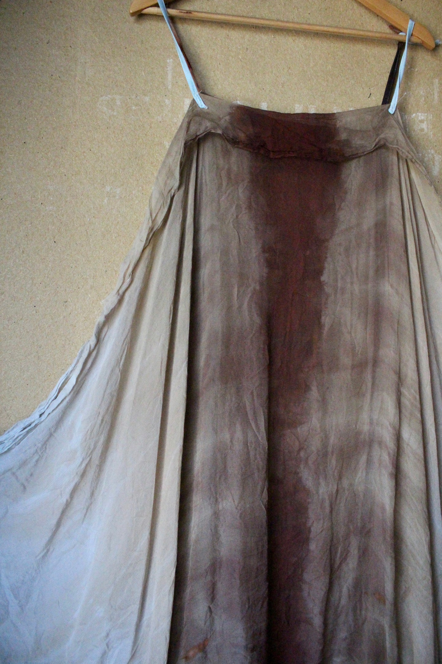 Free size - Aura EXPANSE 100% Dead stock Silk Chiffon Cover up translucent dress - Adjustable straps- Finger straps for wings