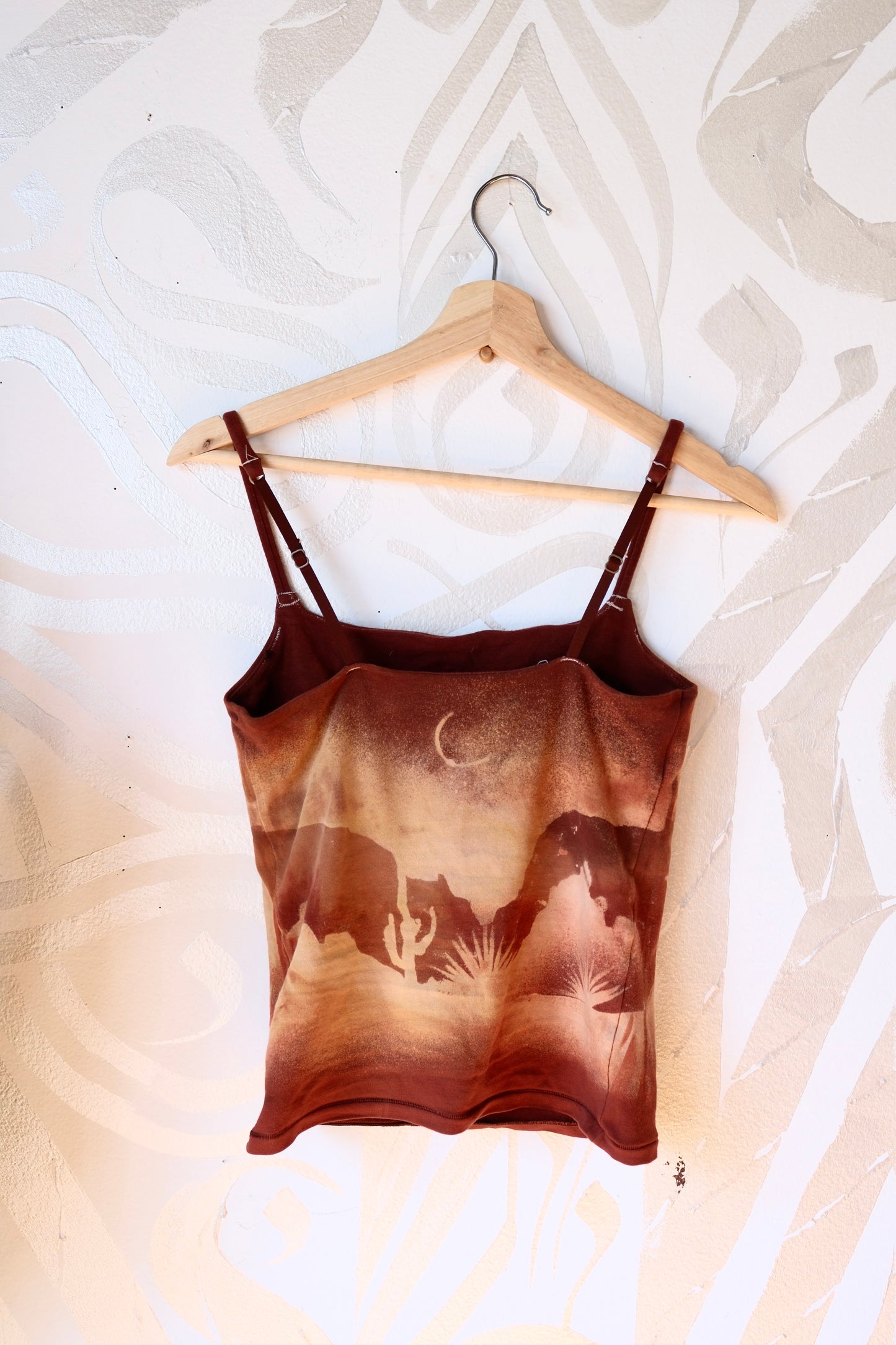 Small- In the Canyons- Cami Tank Top - 91% organic cotton and 9% elastane