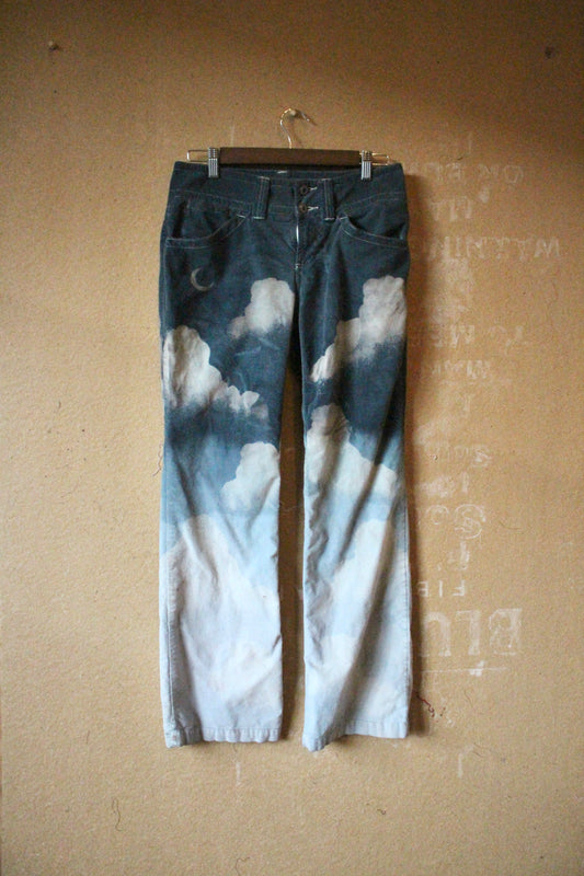 Small - Size 2 - Cloud Pants - Soft Velvety Cordurouy - 98 %cotton, 2 % spandex