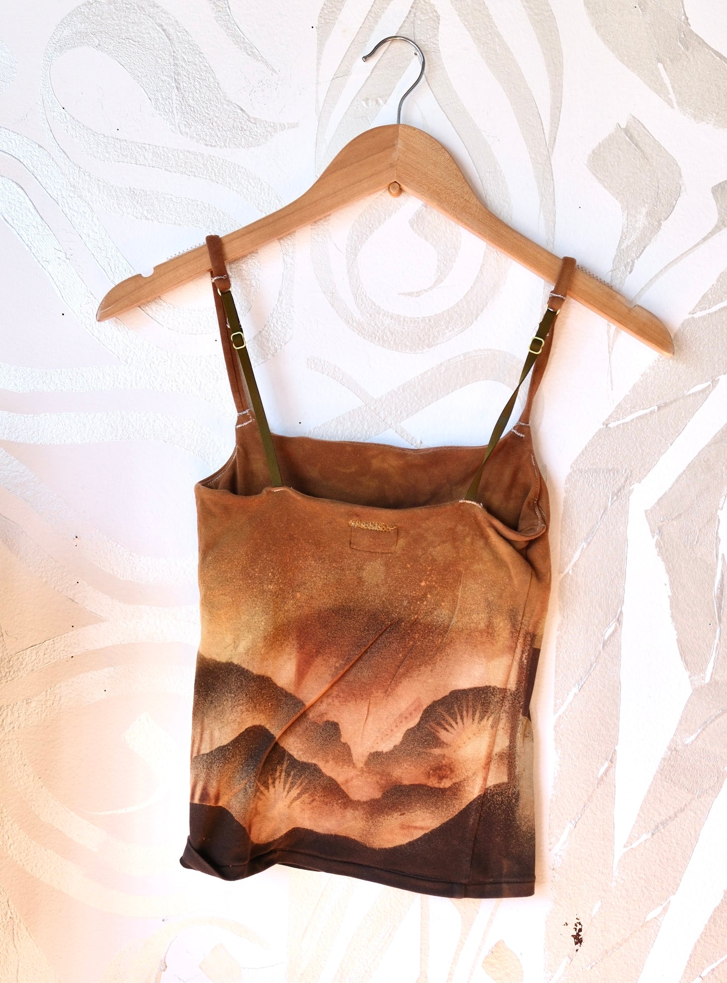 Small - Earth Soil - Cami Tank Top - 91% organic cotton and 9% elastane