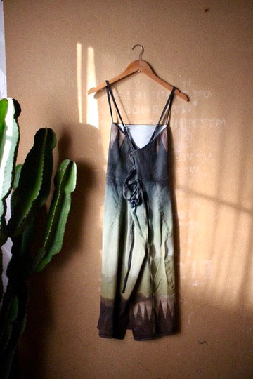 Large- Mountain Dress  - Stretchy Linen/Rayon - This dress is insanely comfy - a linen fabric that is stretchy and maintains the linen like texture...