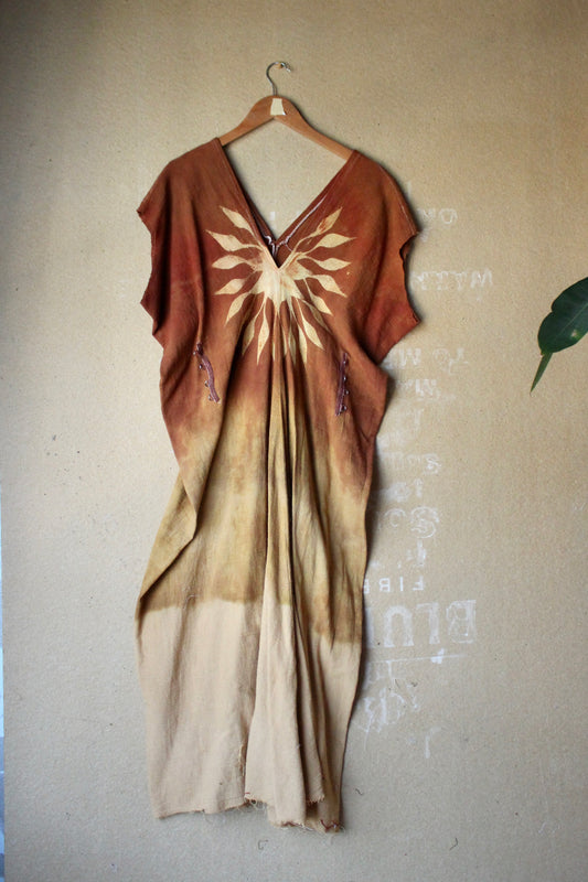 New! RTS Solar Sun Dress Henka Dress -Fits S/M/L/XL -Maxi/Midi - Tie back Rope
