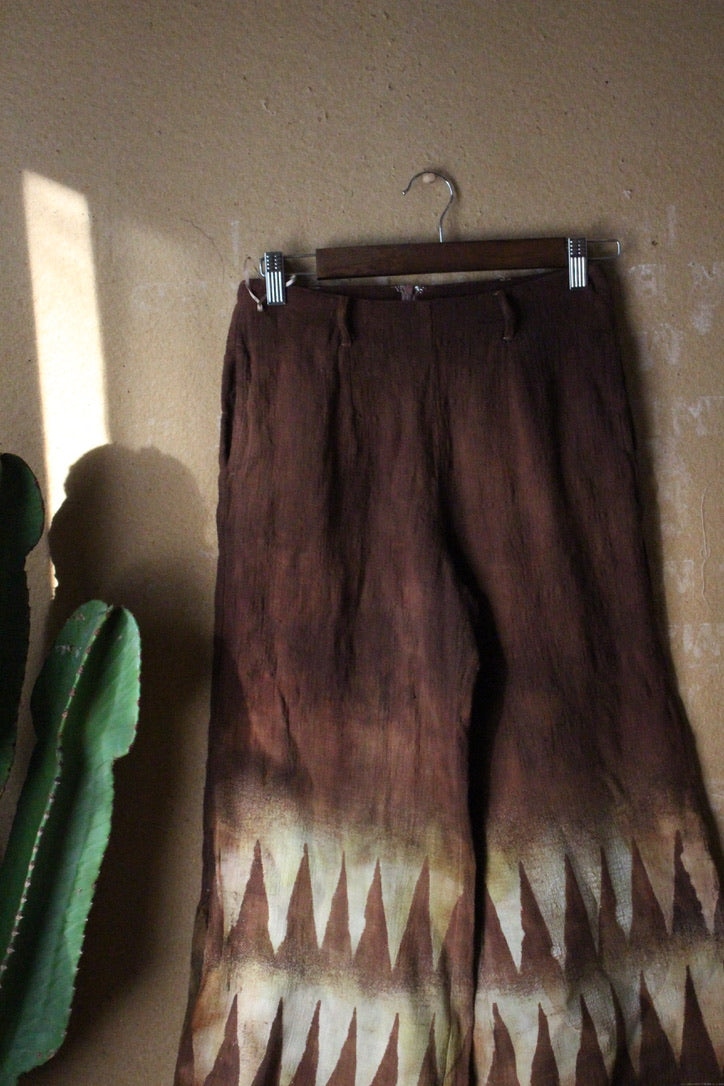 Small - Mountainous -100% Cotton Gauze Super Short -Back Zipper -  Recommended for A 5.3ft and shorter