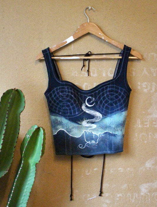 XS - Land Spirit - Corset Top - Full Length