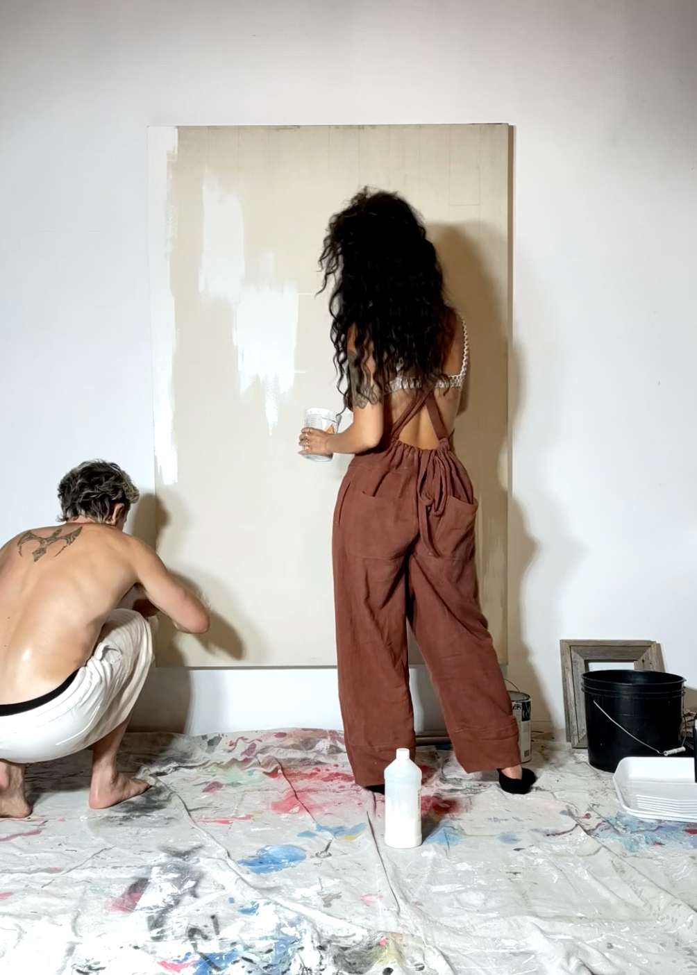 Closing Soon New MTO- The Marsupial Jumpsuit - 100% organic Kala Cotton - 3 colorways - Made to Order- shipped by September 20-30th Plant dyed black, terracotta or undyed